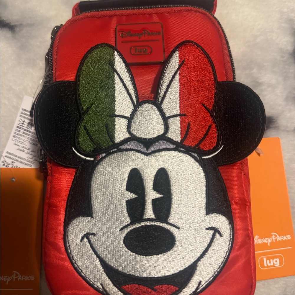 Disney Parks - Epcot Italy Pavilion - Minnie Mouse Lug Crossbody Bag